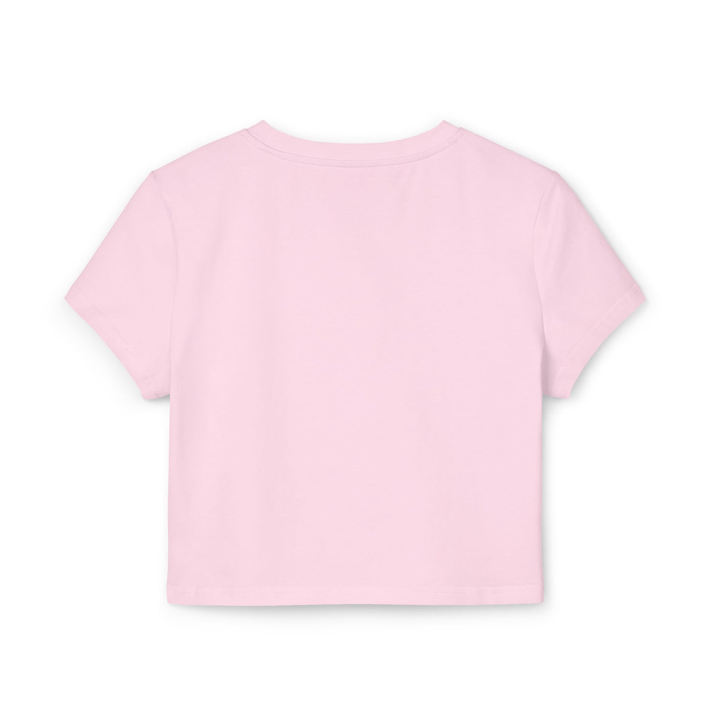 Cute Pink Ribbon Bunny Women's Casual Baby Tee